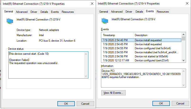 Intel ethernet connection driver что это